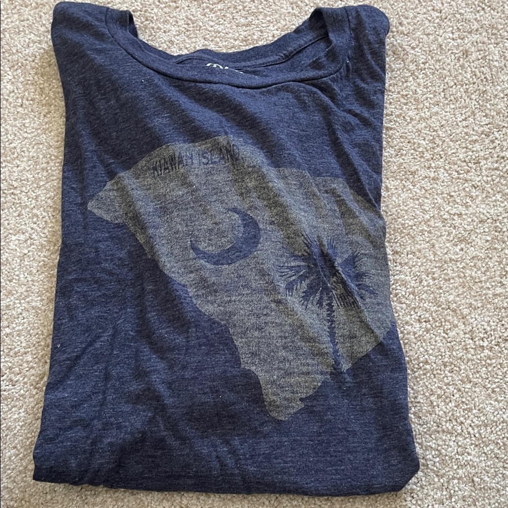 Men's Blue Graphic T-Shirt